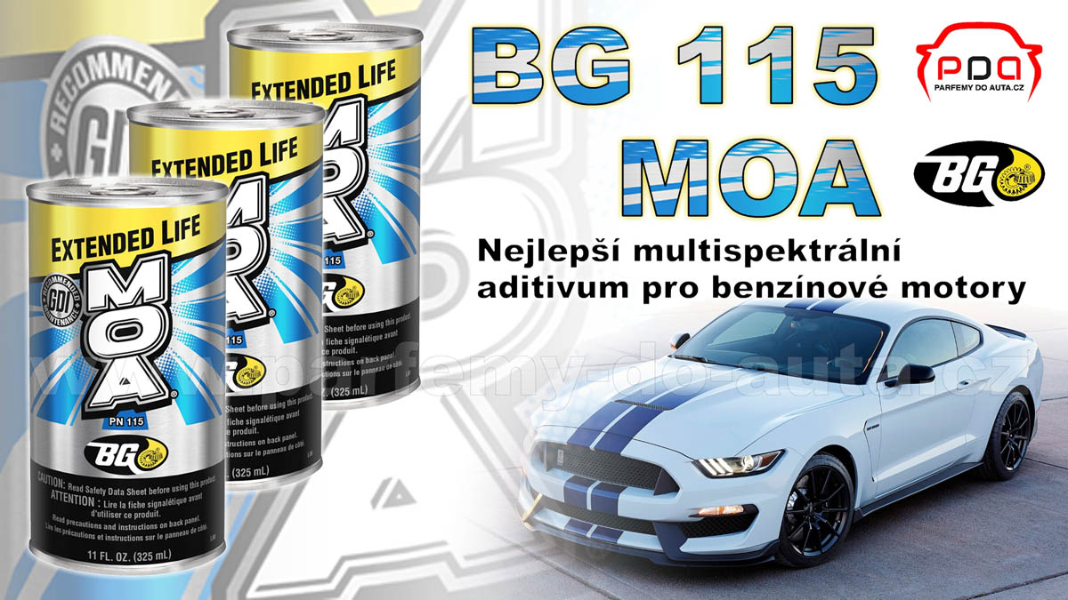 Nejlepší aditivum do oleje BG 115 MOA pro benzínové motory